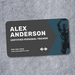 Carte De Visite Entraîneur Personnel de Fitness