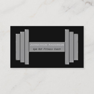 Carte De Visite Entraîneur personnel de forme physique de rat