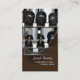 Carte De Visite Entraîneur personnel de PixDezines