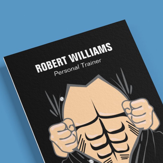 Carte De Visite Entraîneur personnel et forme physique (Créateur téléchargé)