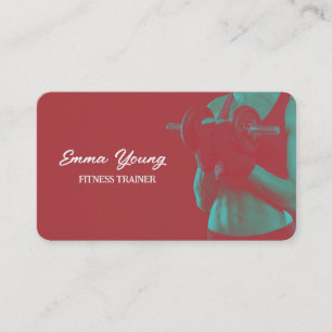 Carte De Visite Entraîneur Personnel Fitness