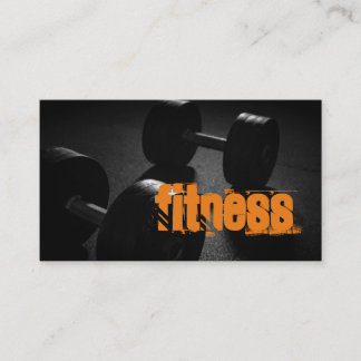 Carte De Visite Entraîneur personnel Fitness