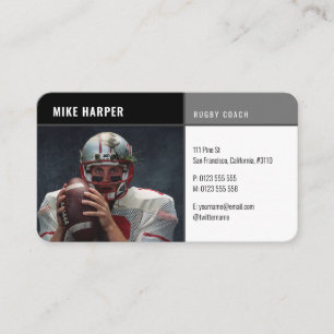 Carte De Visite Entraîneur professionnel Rugby Master Sport