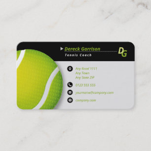 Carte De Visite Entraîneur professionnel   Tennis Master Sport
