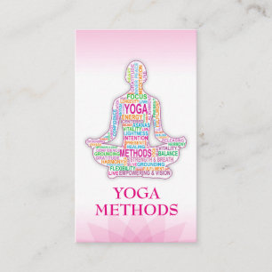 Carte De Visite Entraîneur YOGA