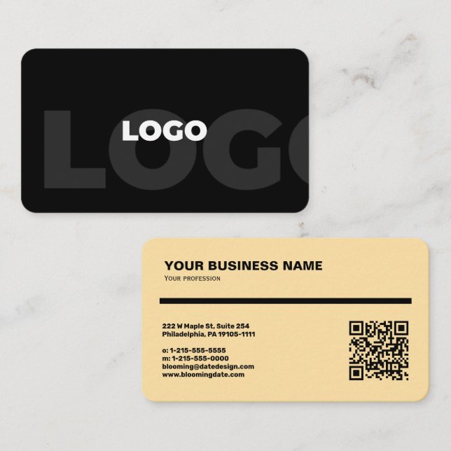 Carte de visite Entrepreneur (Devant / Derrière)