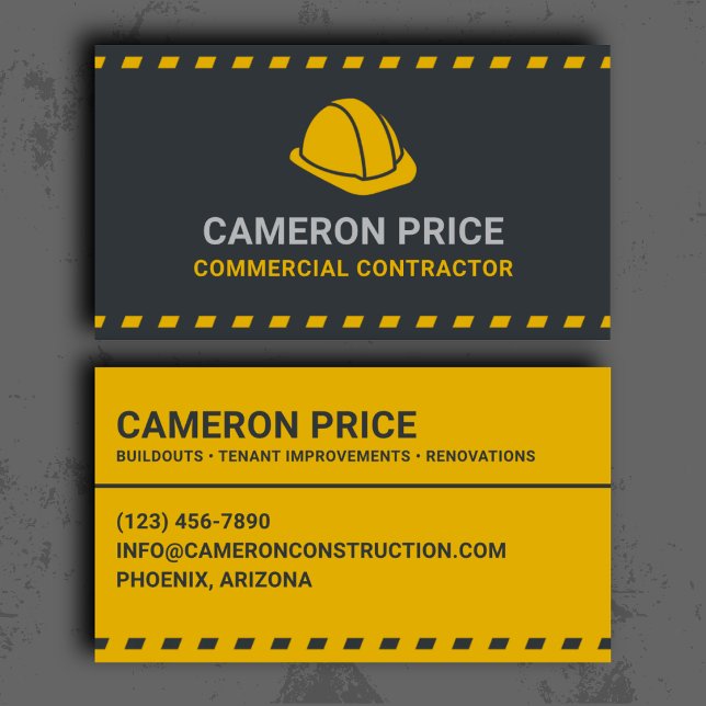 Carte De Visite Entrepreneur Commercial Professionnel (Créateur téléchargé)