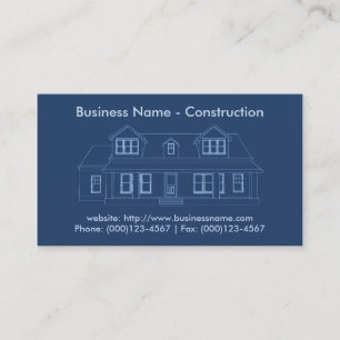 Carte de visite : Entrepreneur/construction
