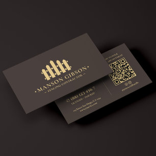 Carte De Visite Entrepreneur de clôture Logo Clôture Espresso Mode