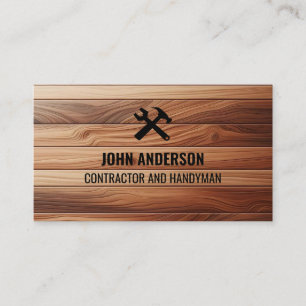 Carte De Visite Entrepreneur de rénovation et de construction mode