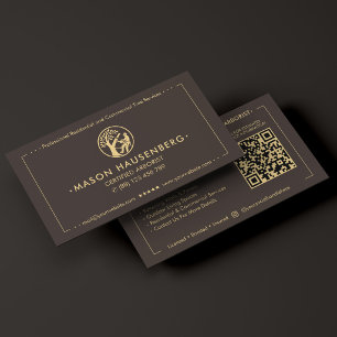 Carte De Visite Entrepreneur de services d'arbre moderne Arboriste