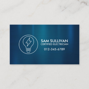Carte De Visite Entrepreneur électrique