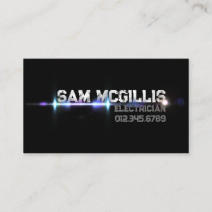 Carte De Visite Entrepreneur électrique