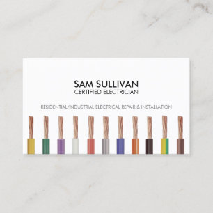 Carte De Visite Entrepreneur électrique