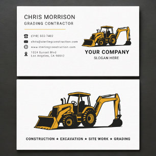 Carte De Visite Entrepreneur en nivellement professionnel