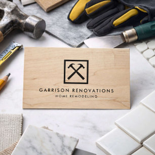 Carte De Visite Entrepreneur en rénovation de maison