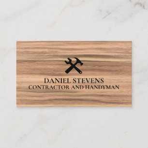 Carte De Visite Entrepreneur en rénovation et construction moderne