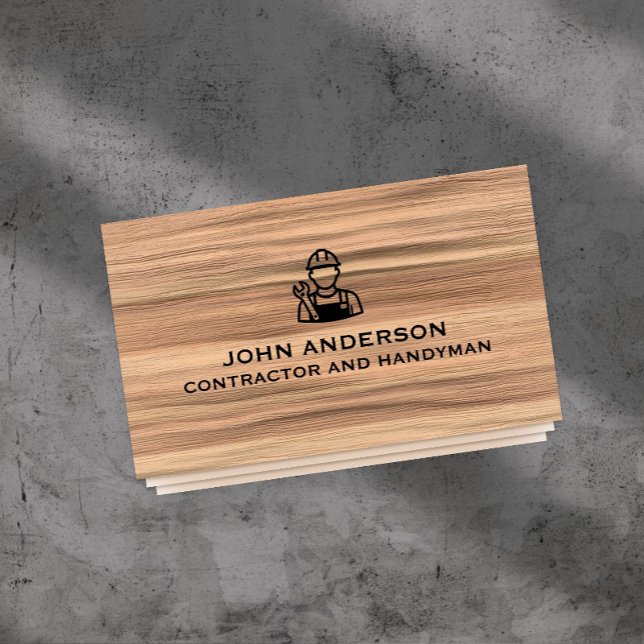 Carte De Visite Entrepreneur en rénovation et construction moderne (Créateur téléchargé)