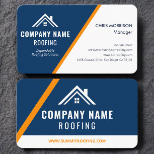 Carte De Visite Entrepreneur en toiture