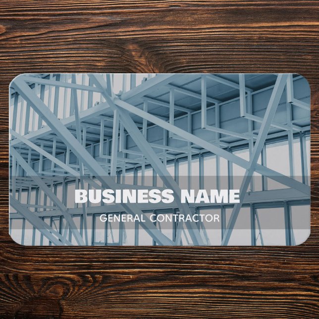 Carte De Visite Entrepreneur général (General Contractor Business Cards)