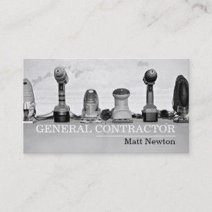Carte De Visite Entrepreneur Général Directeur de Construction