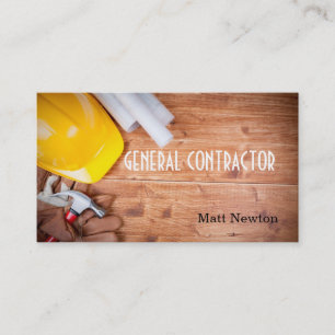Carte De Visite Entrepreneur Général Directeur de Construction