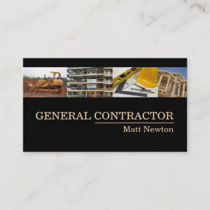 Carte De Visite Entrepreneur général Directeur de construction