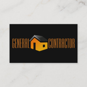 Carte De Visite Entrepreneur général Directeur de construction