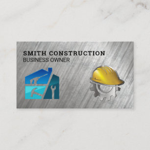 Carte De Visite Entrepreneur général Outils de construction Bâ