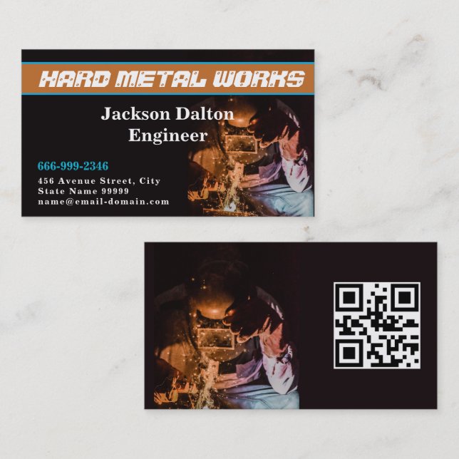 Carte De Visite Entrepreneur professionnel de la fabrication de so (Devant / Derrière)