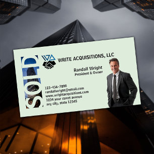 Carte De Visite Entreprise d'acquisition