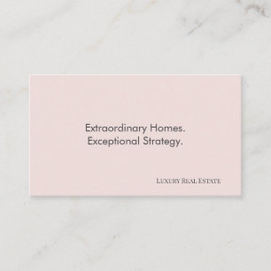Carte De Visite Entreprise de biens immobiliers de luxe moderne