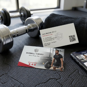 Carte De Visite Entreprise de coach CrossFit Fitness minimaliste