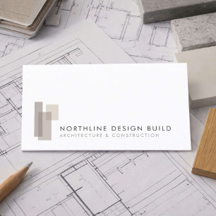 Carte De Visite Entreprise de construction de design moderne