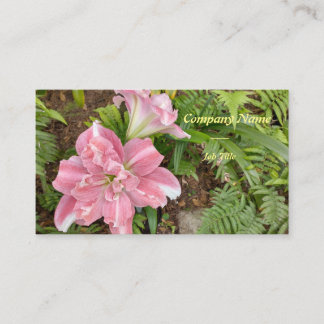 Carte De Visite Entreprise de fleuriste