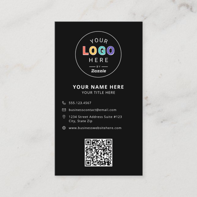 Carte De Visite Entreprise de logo de marque commerciale (Devant)