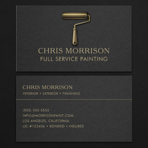 Carte De Visite Entreprise de peinture professionnelle de services