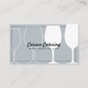 Carte De Visite Entreprise de restauration Service alimentaire Pla