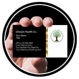 Carte De Visite Entreprise de soins de santé de classe professionn