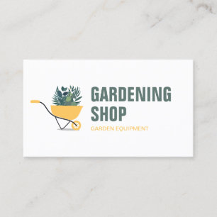 Carte De Visite Entreprise d'entretien de pelouse de jardin tondeu