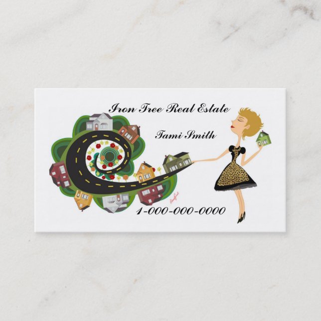 Carte De Visite Entreprise immobilière (Devant)