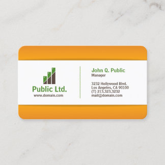 Carte De Visite Entreprise moderne
