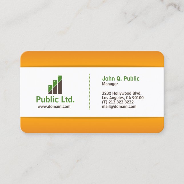 Carte De Visite Entreprise moderne (Devant)