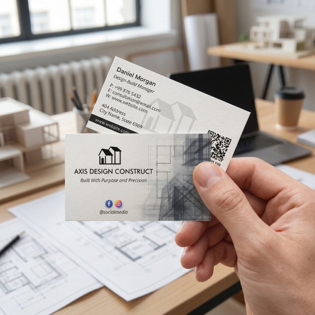 Carte De Visite Entreprises de conception-réalisation | White Sket (Créateur téléchargé)