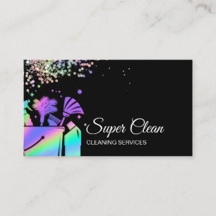 Carte De Visite Entreprises de nettoyage de maison professionnelle