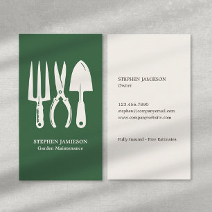 Carte De Visite Entretien de jardin Entretien de pelouse Paysagist