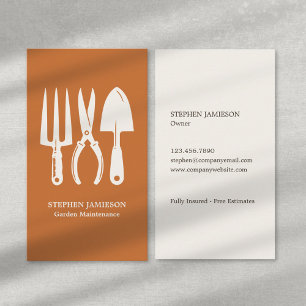 Carte De Visite Entretien de jardin moderne Entretien de pelouse P