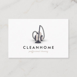 Carte De Visite Entretien de la maison de nettoyage