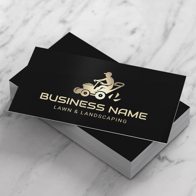 Carte De Visite Entretien de la pelouse et aménagement paysager Lo (Créateur téléchargé)