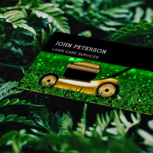 Carte De Visite Entretien de la pelouse Jardinage Services de coup